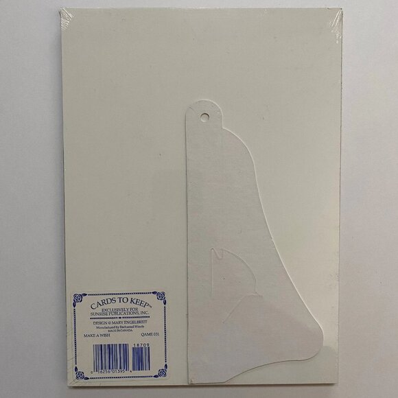 Vintage Mary Engelbreit ME Cards to Keep 3D Plaque Make A Wish Friends - Picture 2 of 2